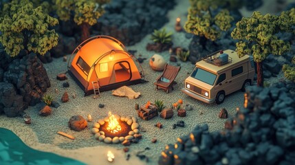 Sticker - Camping Adventure