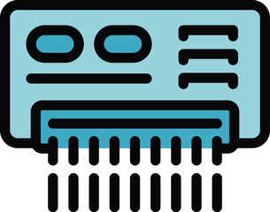 Poster - Conditioner blowing cool air into the room, a great visual for representing temperature control