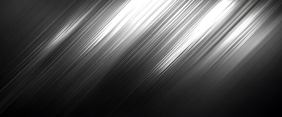 Abstract black and white diagonal lines background.