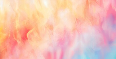 Wall Mural - The orange pink white grainy background is abstract blurred color gradient noise texture banner poster backdrop with a copy space.