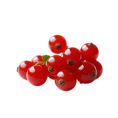  Berries - Lingonberry. A small group of bright red Lingonberries, isolated on transparent backdrop.