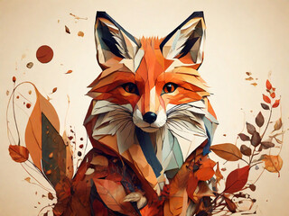 Sticker - Autumn Fox