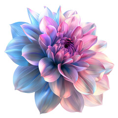 Wall Mural - vibrant pastel dahlia