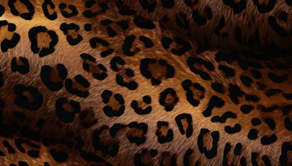 Leopard skin pattern, animal leather seamless design