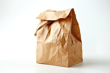 Poster - A brown paper bag sitting on a table