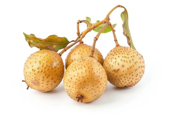Poster - A variety of fruits arranged neatly on a white surface, perfect for food styling or photography props