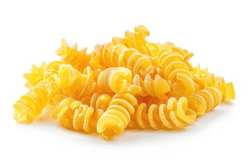 Poster - A plate of pasta on a clean white surface