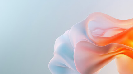 Poster - Fluid Abstract Shapes Created with AI Technology