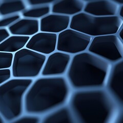 Poster - Abstract Closeup of AI Software Generating Geometry