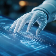 Poster - Futuristic AI Animation Storyboard Concepts