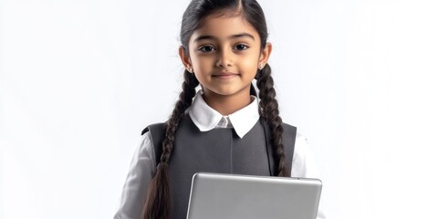 Sticker - Studious School Girl in Uniform