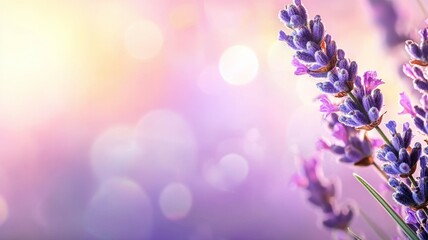 Poster - A purple flower with a purple background