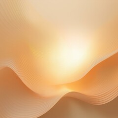 Wall Mural - A soft, abstract gradient of warm, flowing peach and cream tones. Ideal for use as a calming background, design element, or modern, minimalist wallpaper.