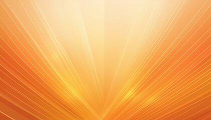 Wall Mural - A warm, layered abstract design featuring glowing orange and yellow tones. The light rays form a radiant arc from a central point, perfect for backgrounds, presentations, and event graphics. 