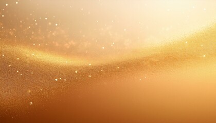 Wall Mural - A soft gradient background transitioning from light beige to warm orange with sparkling textures. Perfect for luxury branding, elegant design, or festive-themed projects.