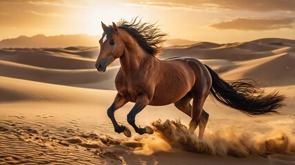 Naklejka na meble Arabian horse