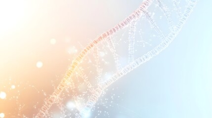 Poster - Abstract Representation of DNA with a Blurred Background
