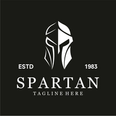 spartan logo vector template illustration