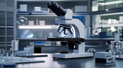 Poster - A Modern Microscope in a Sterile Laboratory Setting