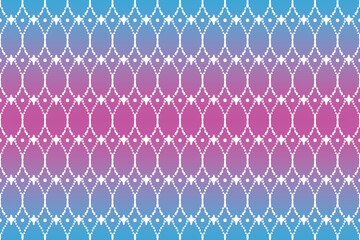 seamless ikat vector pattern, ethnic embroidery style, hand draw painting abstract.