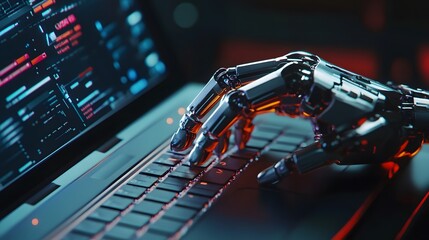 Poster - Robotic Hand Typing on a Laptop Keyboard