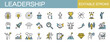 © Rico - リーダーシップやビジネスに関するアイコンセット　編集可能　カラー