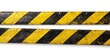 © Udomner - Distressed yellow and black barricade tape for caution or danger situations, warning, safety, hazard, construction
