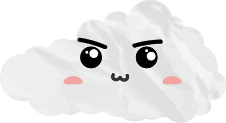 cute cloud paper art