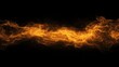 © wacharagorn - Dynamic and vibrant flames dancing against a dark backdrop, creating a stunning visual of fire's energy and movement.