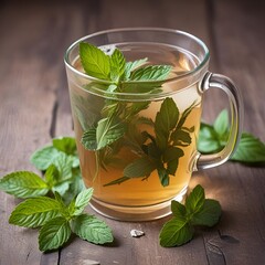 Sticker - tea with mint