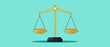 © LittleDreamStocks - Illustration of a balance scale weighing different economic policies, concept of fiscal responsibility and economic balance