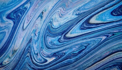 Wall Mural - Countertop with abstract design made of blue marble. stone background pattern with texture paint