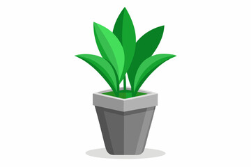 Sticker - Plant in Pot and Tree Multi Purpose Illustration