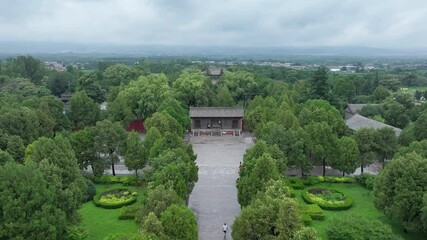 Wall Mural - view of yongle palace in yuncheng,shanx