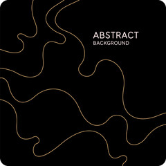 Poster - abstract background with flat lines. a simple expressive illustration.