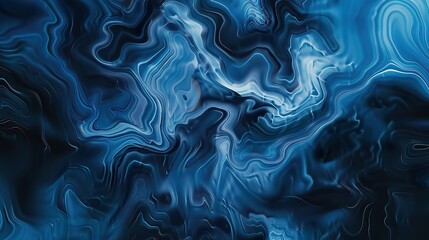 Wall Mural - Blue_curve_atmospheric_texture_background_