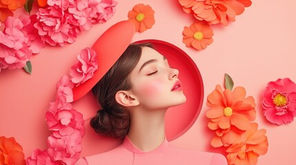 Poster - A social media feed showcasing a curated brand aesthetic, featuring high quality images and videos.