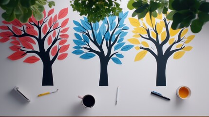 Poster - A social media campaign promoting a brand values and mission, showcasing its unique personality and identity.