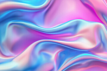 Poster - Smooth satin fabric flowing and forming an abstract background