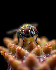 close up of a fly