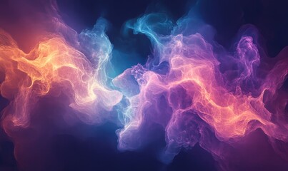 Poster - Abstract fractal forms exploring the theme of nuclear physics blending elements of graphic design within an Elementary Particles series