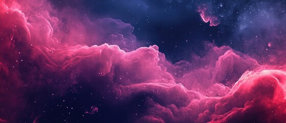Poster - Abstract cosmic background featuring celestial elements