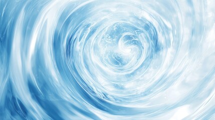 Aufkleber - Abstract circular light blue gradient background featuring water swirls and a swirling radial blurred effect Ideal for fantasy art and modern graphic design projects
