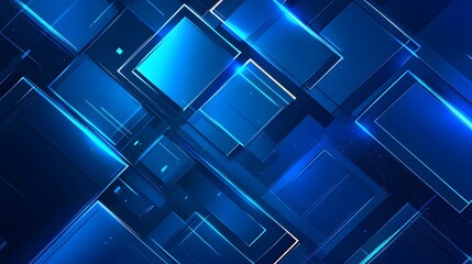blue geometric shape abstract technology background. 