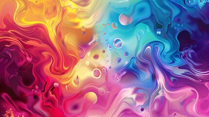 Canvas Print - Color_explosion_fluid_banner_background