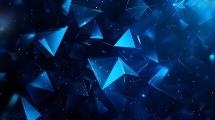 blue geometric shape abstract technology background. 