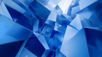 blue geometric shape abstract technology background. 