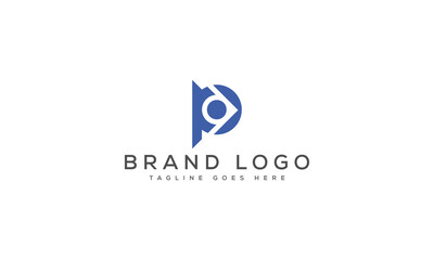 letter P logo design vector template design for brand.