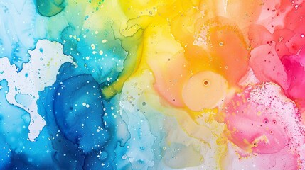 Wall Mural - Aesthetic_Color_Gradient_Rendering_Watercolor