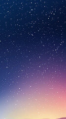 Wall Mural - starry night sky